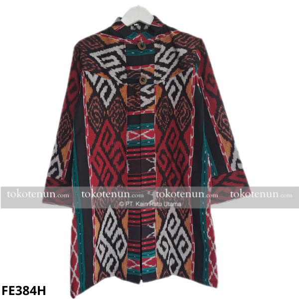 sheilla outer tenun- outer tenun- baju tenun wanita