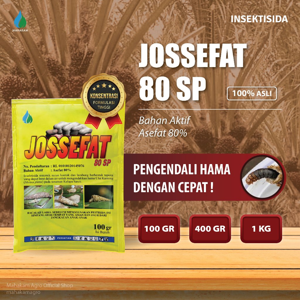 (1 Dus) Jossefat 80 SP 1 kg Insektisida Pestisida Pembasmi Hama Tanaman Kelapa Sawit