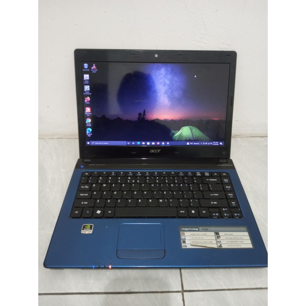 Laptop Acer Aspire 4750G core i5