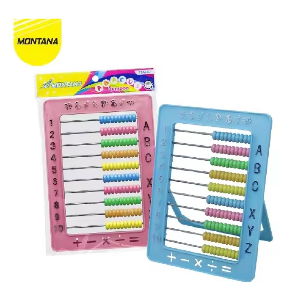 Sempoa Hitung Anak SD Warna Beragam