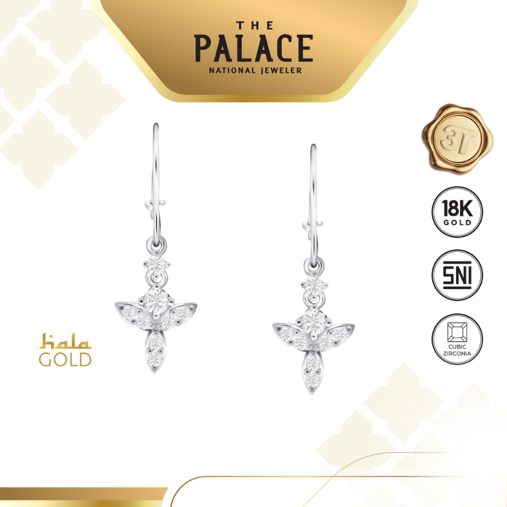 Hala Gold Daun Earring / Anting