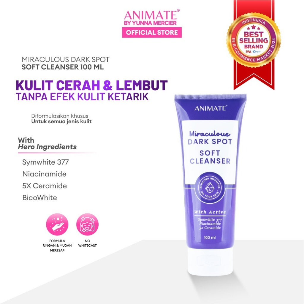 Animate Miraculous Dark Spot Soft Cleanser 100 ml
