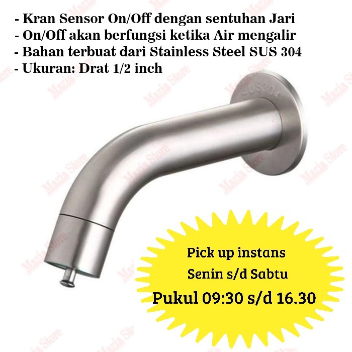 Kran Sensor Otomatis Wastafel SUS Type 304 LZ - UDH