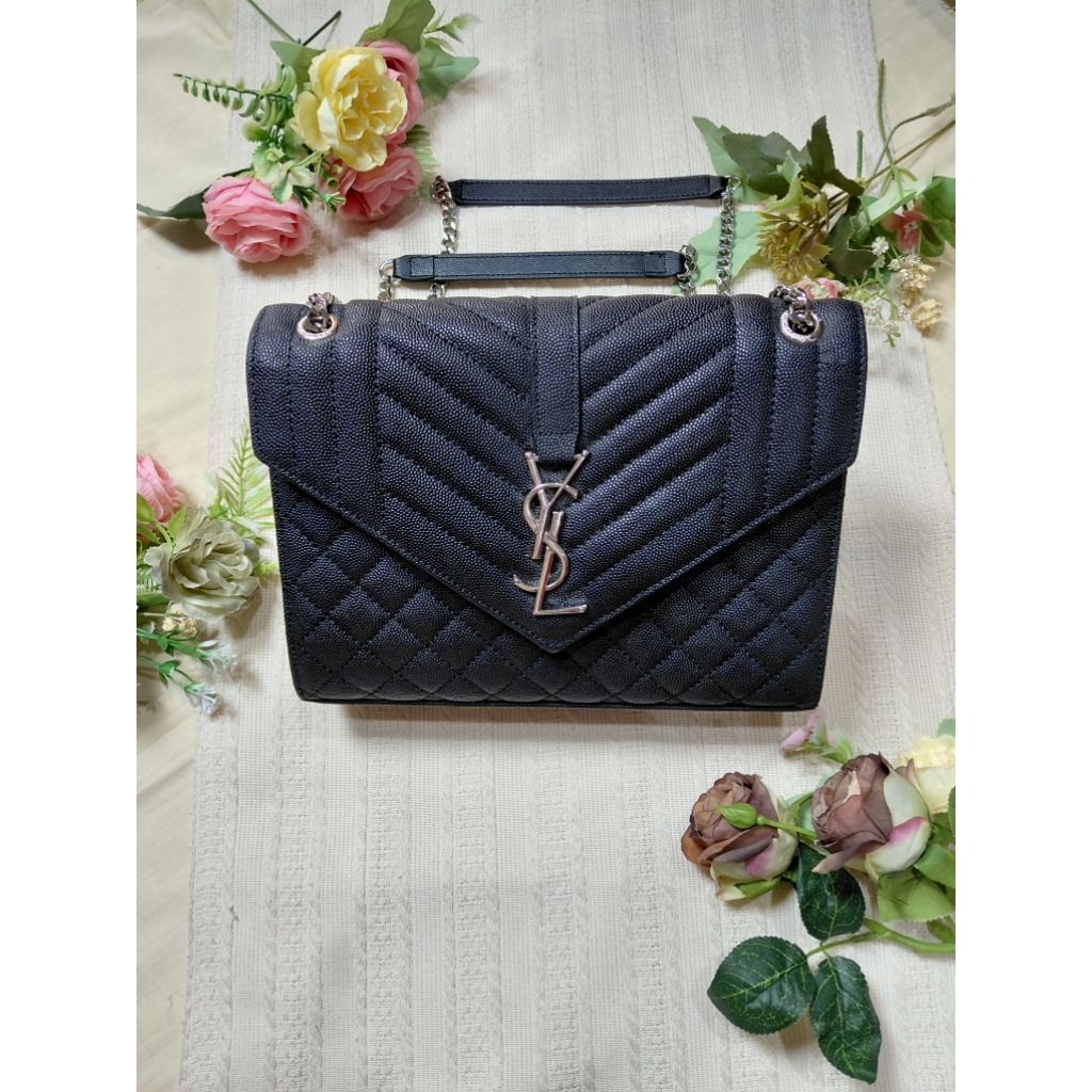 YSL Envelope Bag / Monogram Quilted Satchel