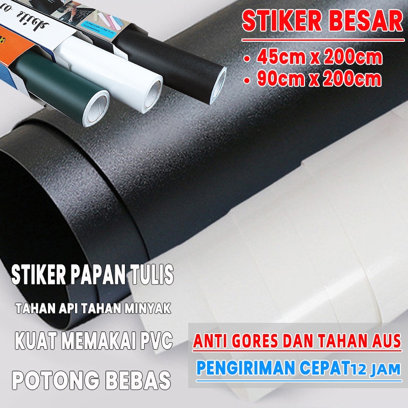 [Pengiriman cepat] papan tulis stiker dinding stiker papan tulis sticker papan tulis papan tulis din