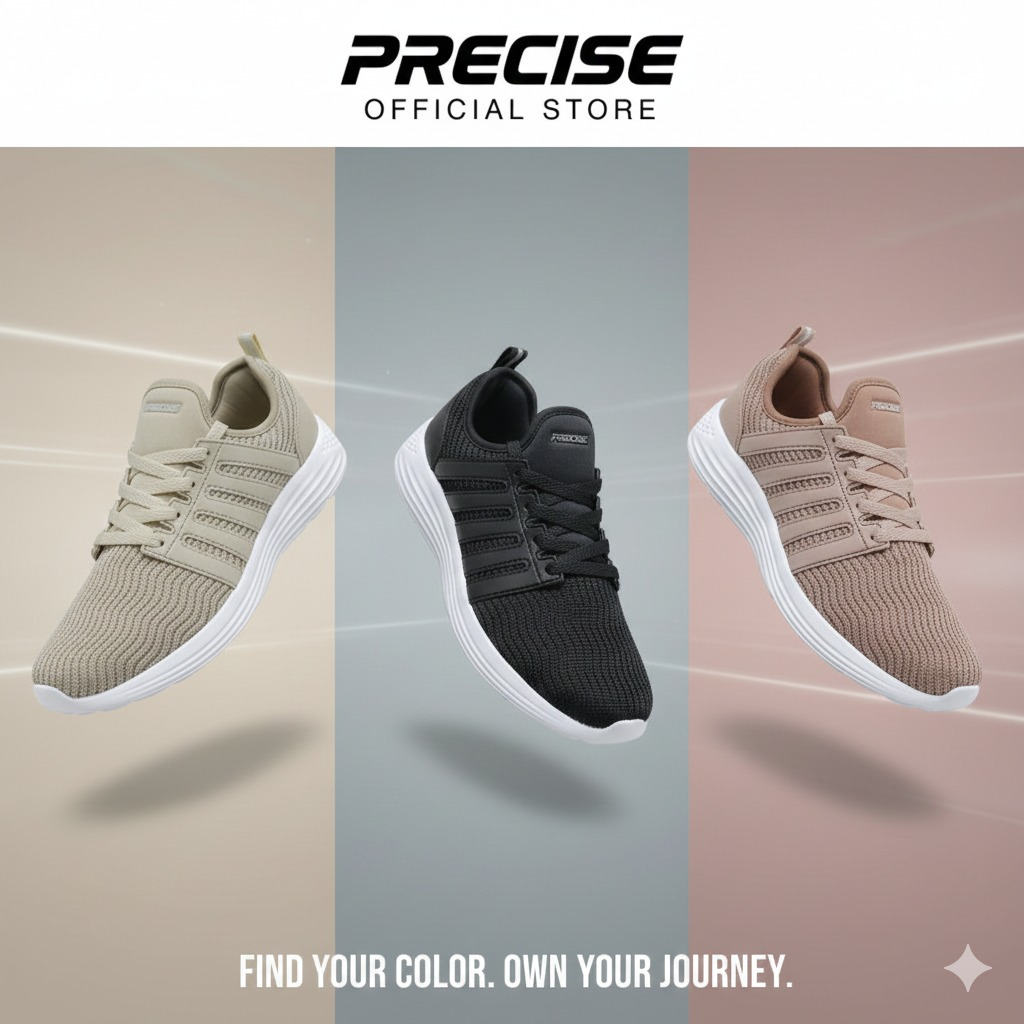 Sepatu Precise 31 - 41 HRMS - Sepatu Sneakers Sepatu Casual Sepatu Sporty Sepatu Wanita