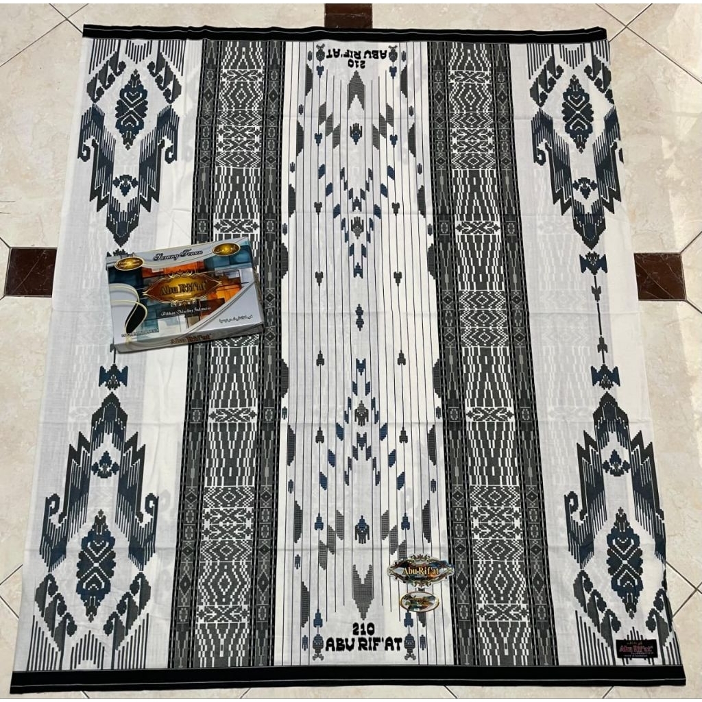 SARUNG ABU RIF'AT KEMBANG | SARUNG ABU RIF'AT MOTIF KEMBANG PRINT | MOTIF BHS ATLAS