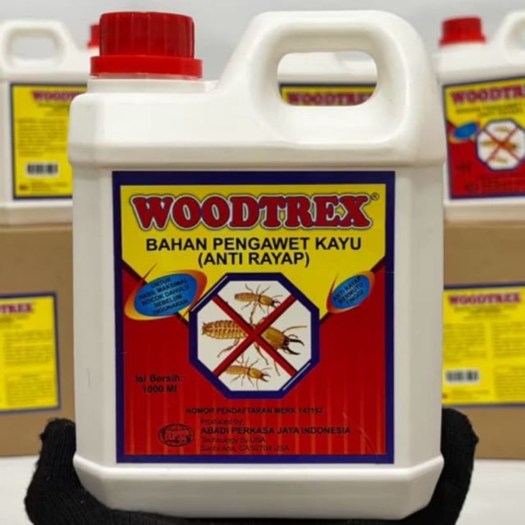 Bahan Pengawet Kayu ( Anti Rayap ) 1L / Obat Anti Rayap Woodtrex 1L