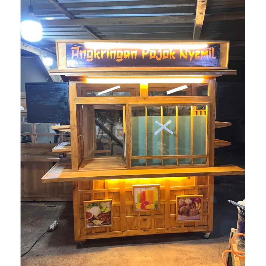 Gerobak warmindo gerobak angkringan jepang booth warmindo