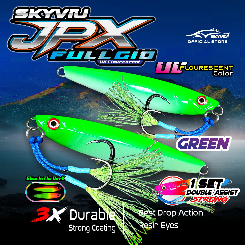 Skyview JPX noFoil Full-GID noMotif Fluorescent 10 Hijau