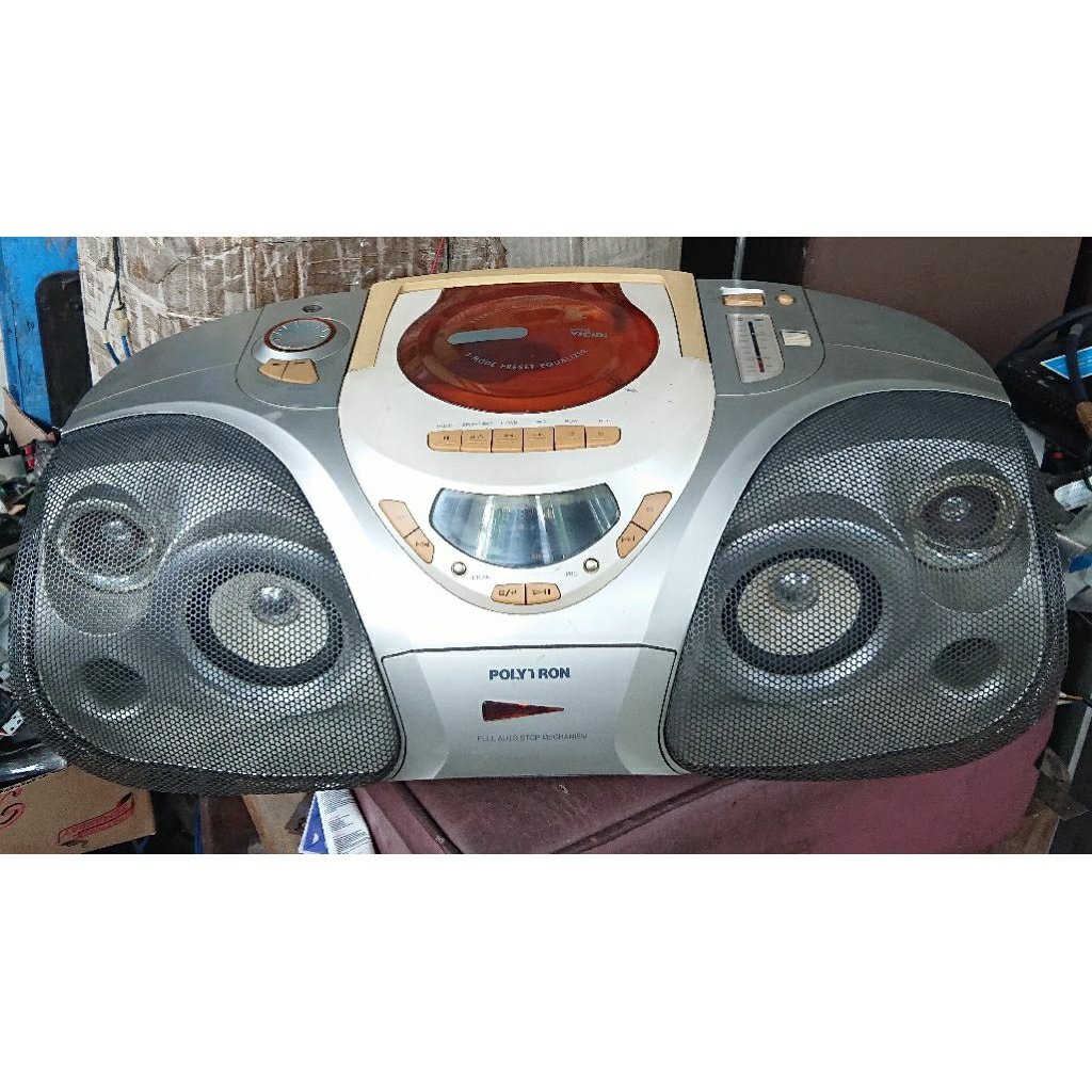 compo POLYTRON Grand VICIDI GV702 Jumbo (Bluetooth, tape dan radio)