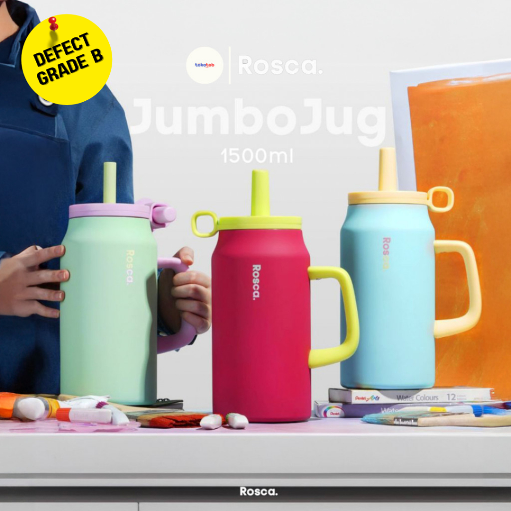 Tokotab X Rosca JumboJug Tumbler Grade B Defect Minor Stainless 1.5 Liter Botol Minum 1500ml Tahan P