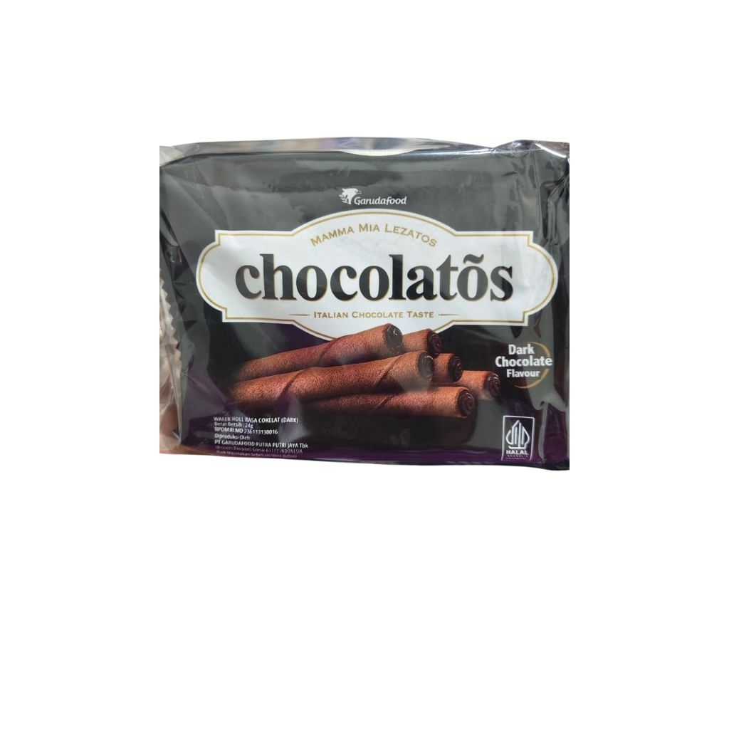 Chocolatos Wafer Roll Dark Chocolate