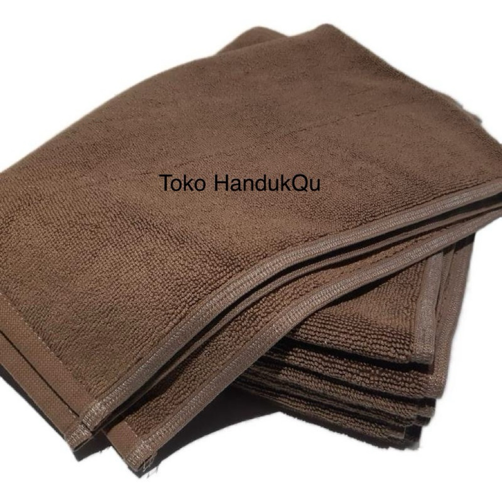 Keset Handuk Hotel Coklat Tua 50cm x 75cm 100% Katun Premium