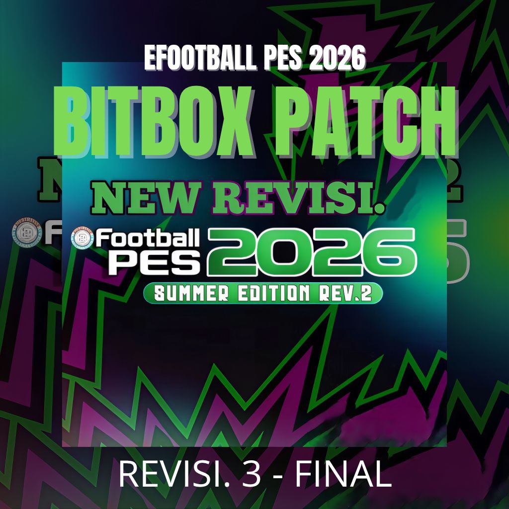 PES 2026 PS3 - BITBOX PATCH 2026 GAME PS3 PKG