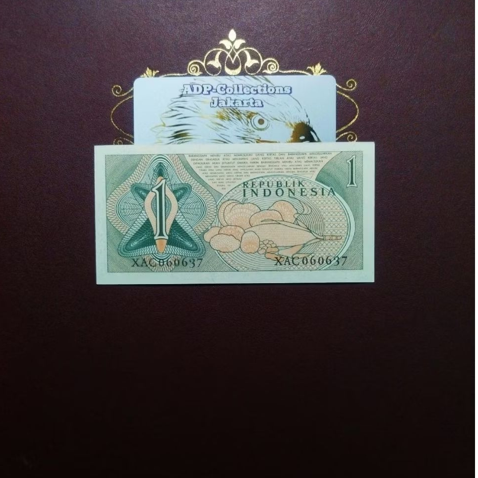 Uang Kuno 1 Rupiah Sandangpangan 1960 Seri X