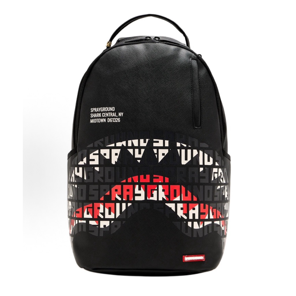 Sprayground Shark Central Infinity Mouth Backpack Black Original / Tas Ransel Sprayground Authentic