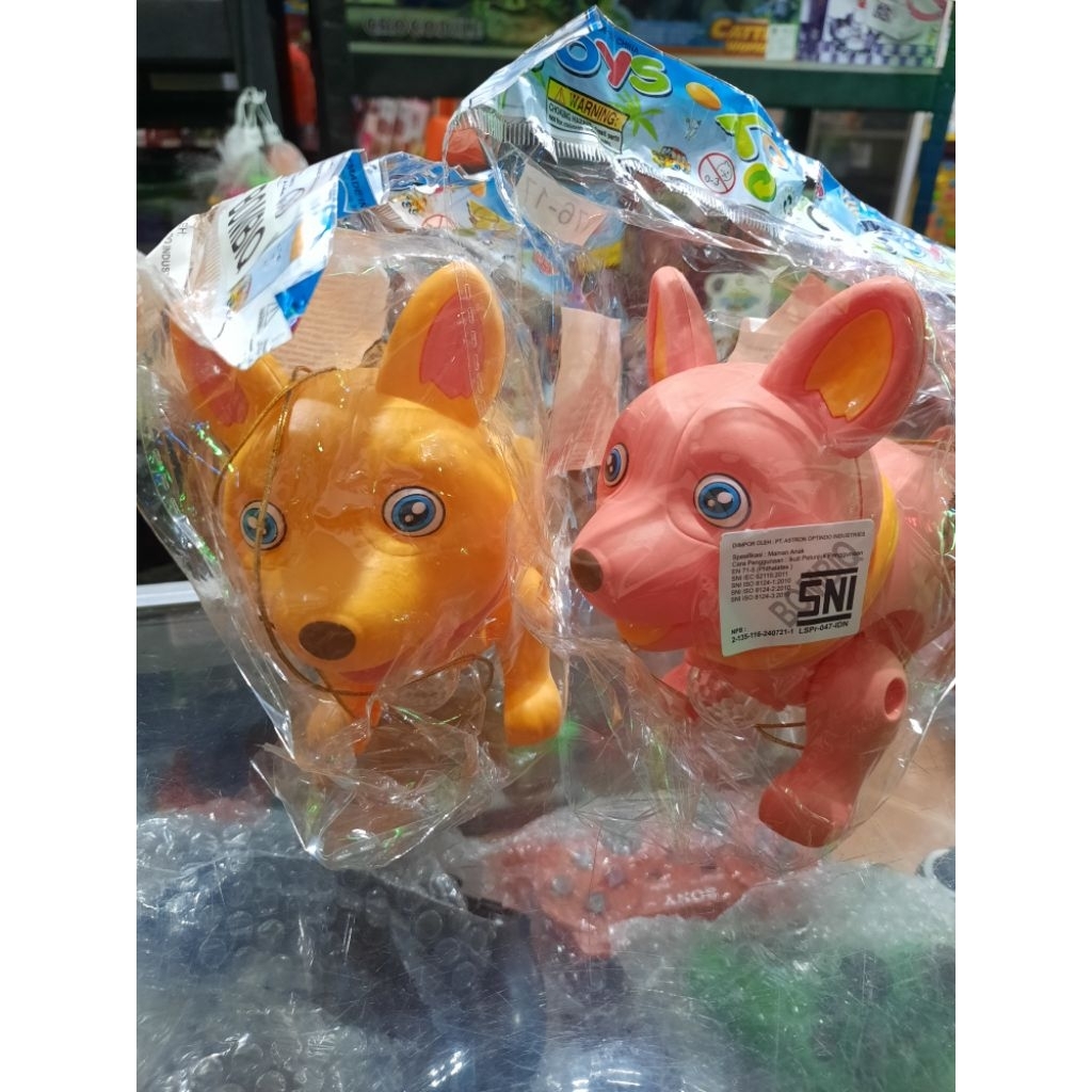 Mainan Anak Anjing Batrai