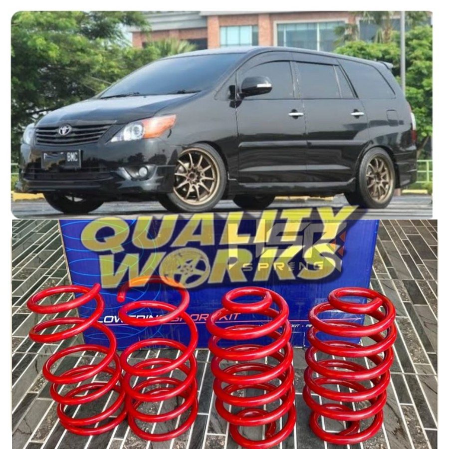 PER CEPER INNOVA BENSIN - LOWERING KIT HSR BUAT MOBIL TOYOTA INNOVA BENSIN