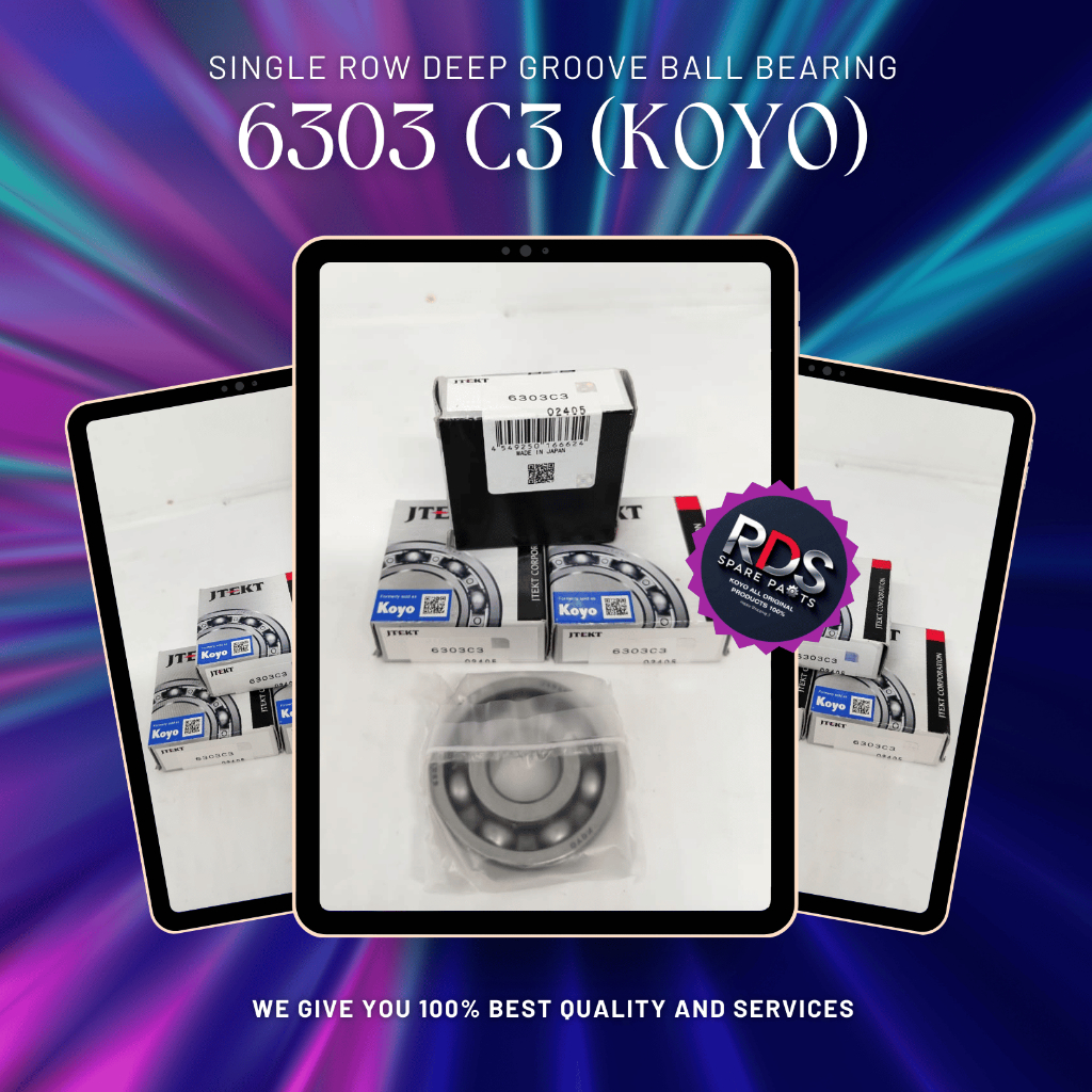 BEARING 6303 C3 KOYO ORIGINAL JAPAN 6303C3