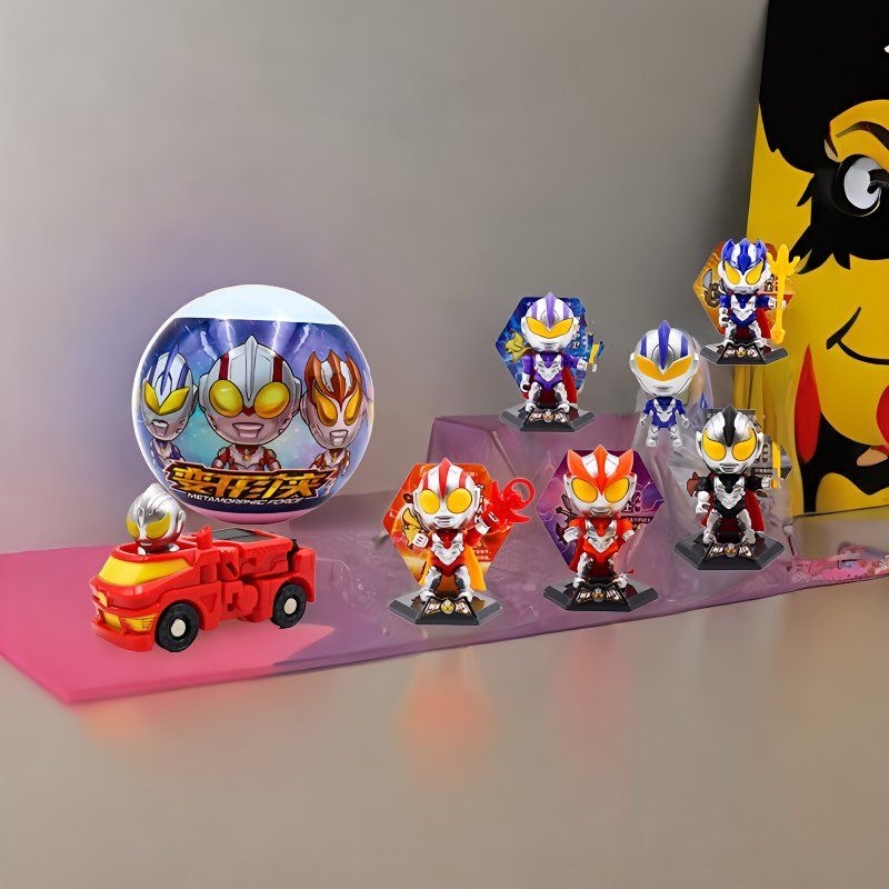 Blind Box Telur Ultraman Mainan Anak Pop Mart Marvel Avengers Blind Box Random Figure Ultraman