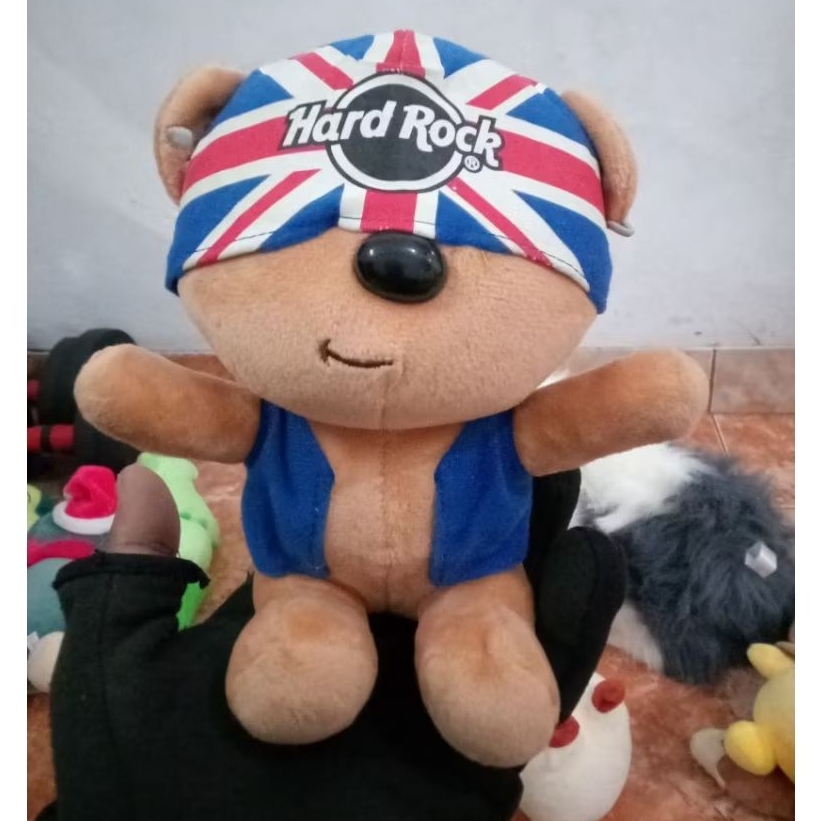 Boneka Teddy Hard Rock London Roxtars Ori Newtag