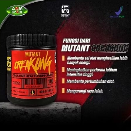 Mutant creakong 100sv / mutant creatine 300gr / creatine monohydrate