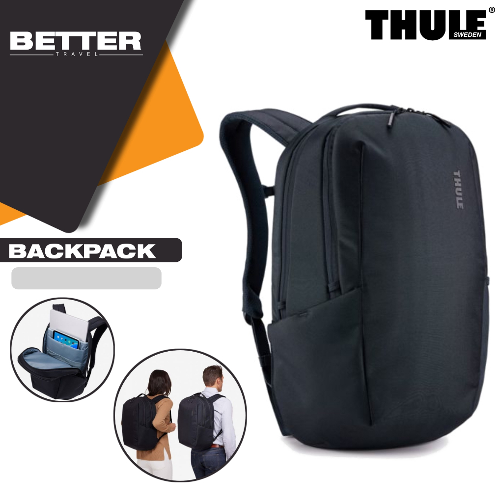 Backpack pria THULE tas ransel kasual formal daily laptop 15 inch with tablet 10 inch