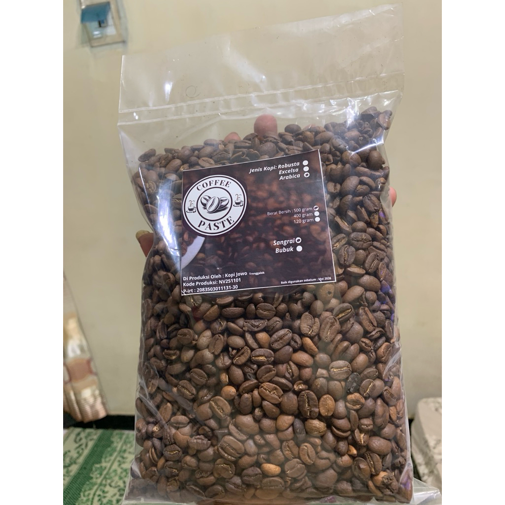 Biji Kopi Sangrai Arabica 1 Kg  1/2Kg 1/4 Kg, Biji KopiArabica, Biji Kopi Sangrai Biji Kopi Arabica 
