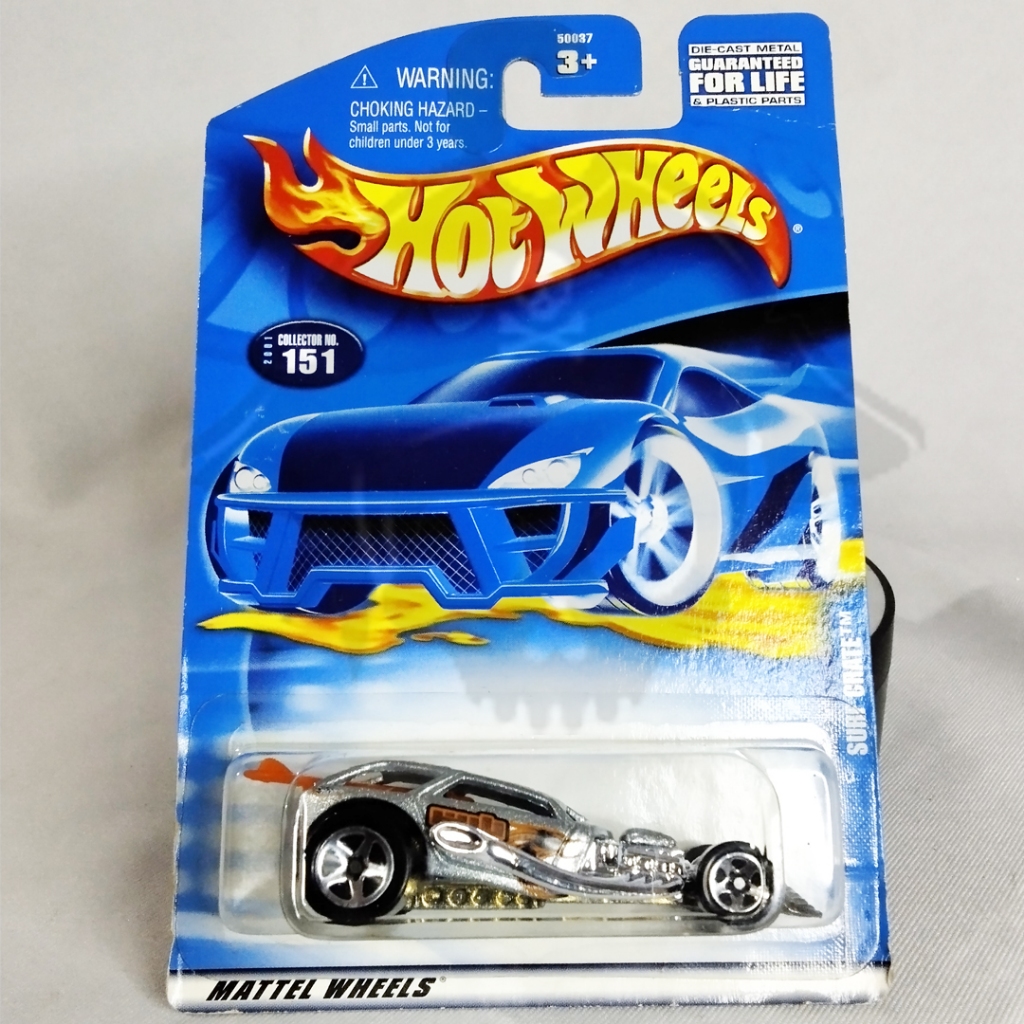 DIECAST HOTWHEELS BLUE CARD SURF CRATE, HOTWHEELS JADUL
