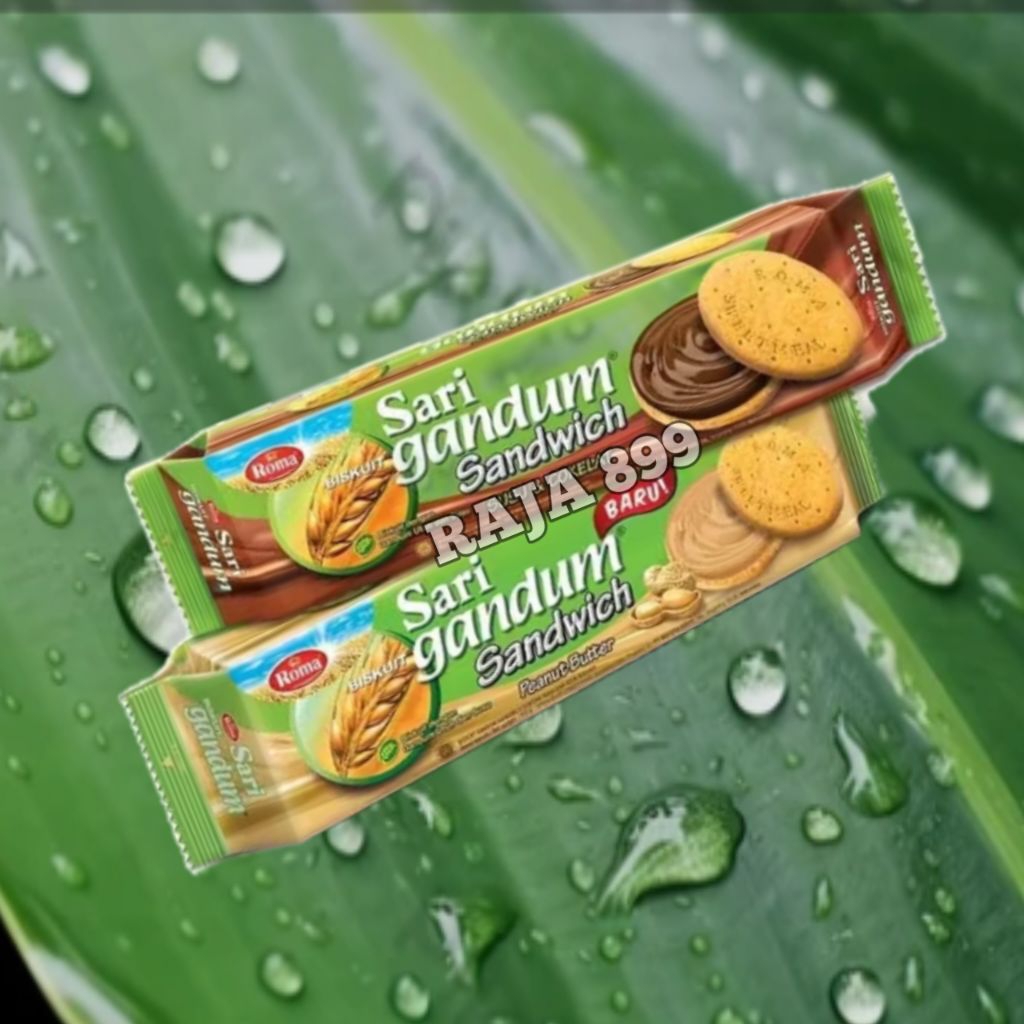 ROMA SARI GANDUM SANDWICH | SARI GANDUM SANDWICH COKLAT | SARI GANDUM SANDWICH KACANG