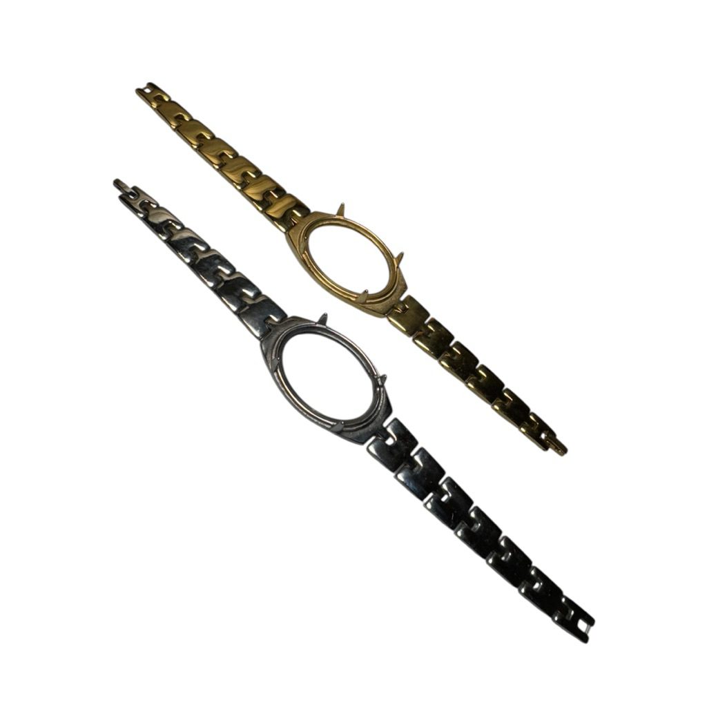 Ring emban batu akik model gelang bahan titanium | AA176