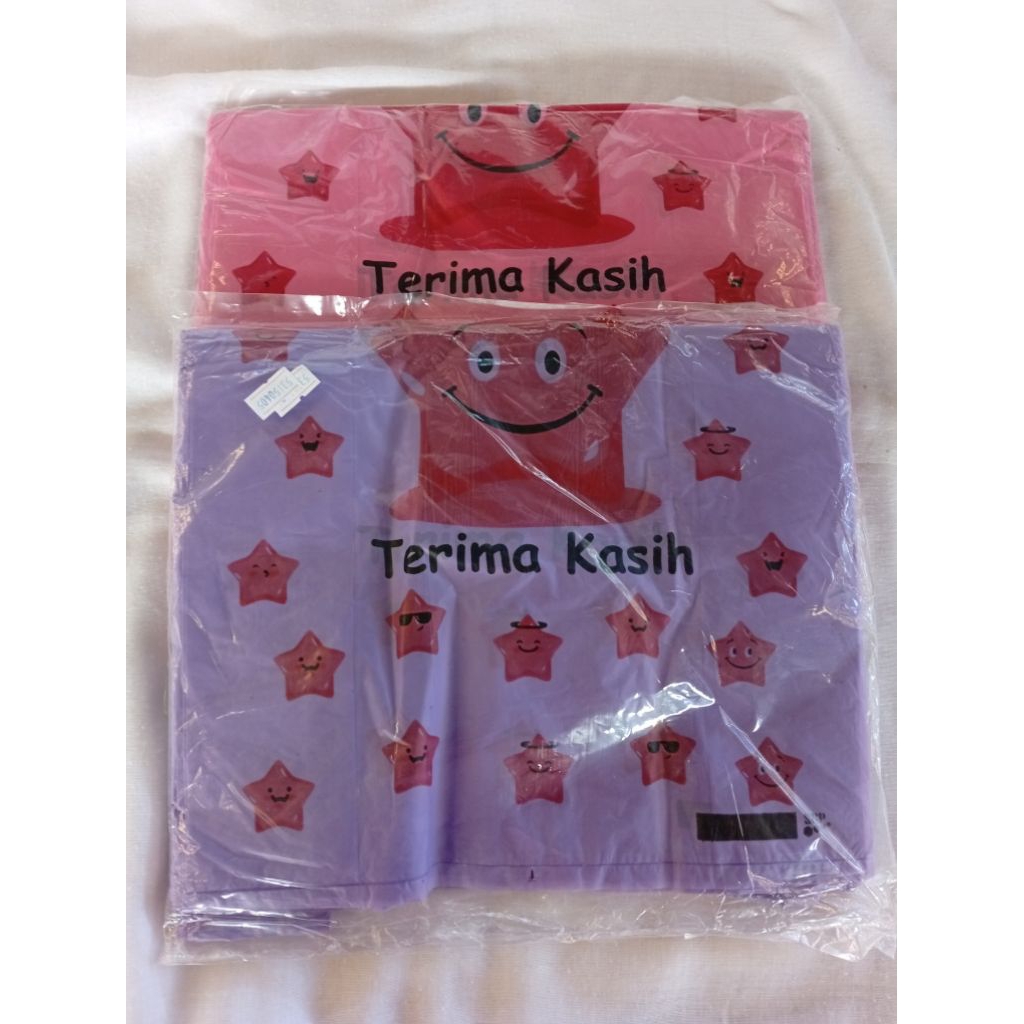 Kantong kresek terimakasih uk 28/Kantong kresek hajatan isi 50 pcs