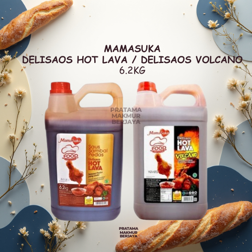 SAUS HOTA LAVA MAMASUKA , SAUS HOT LAVA VOLCANO 6.2KG