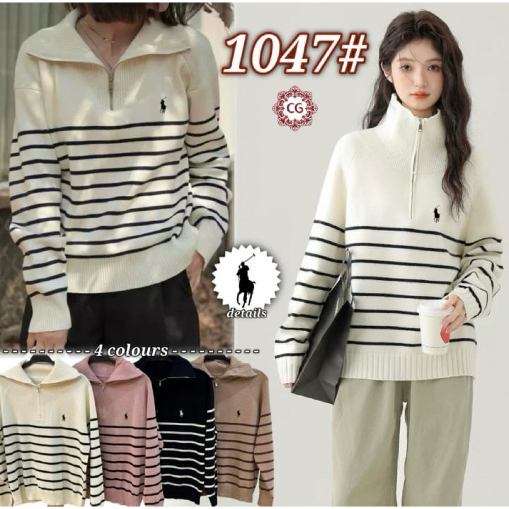 knitwear wanita polo
