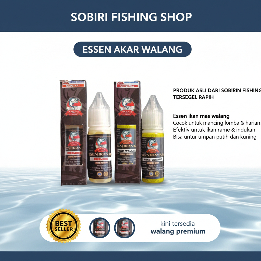 Essen Sobirin Fishing – Akar Walang Sobirin Fishing untuk Harian, Rame & Babon