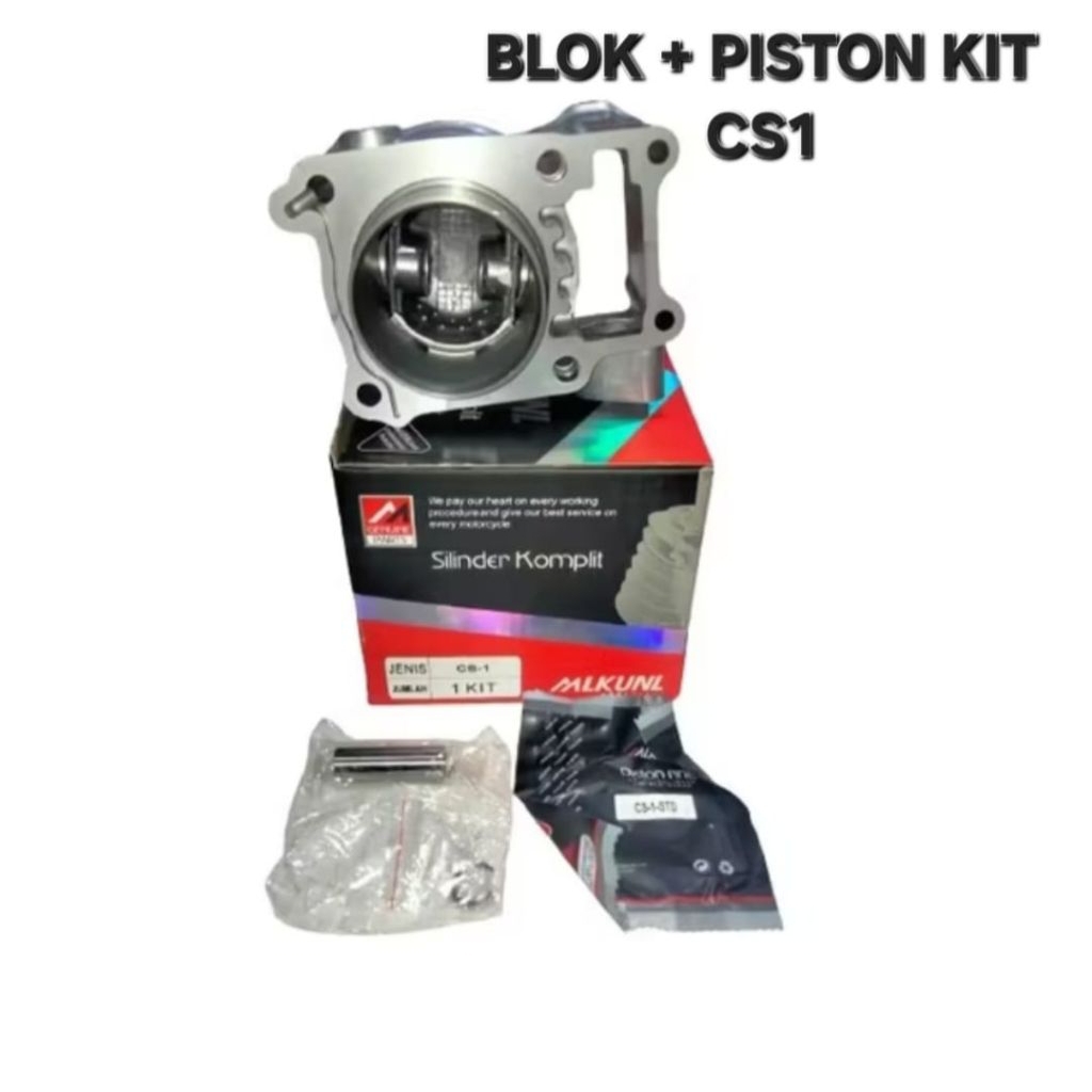 CYLINDER BLOK BLOCK PLUS PISTON KIT CS1 CS 1 MLKUNL