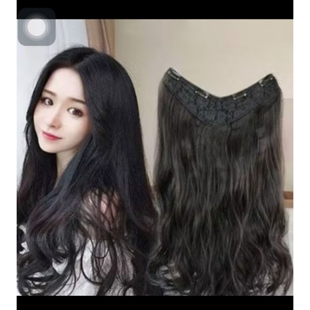 Hair Clip Curly warna HITAM