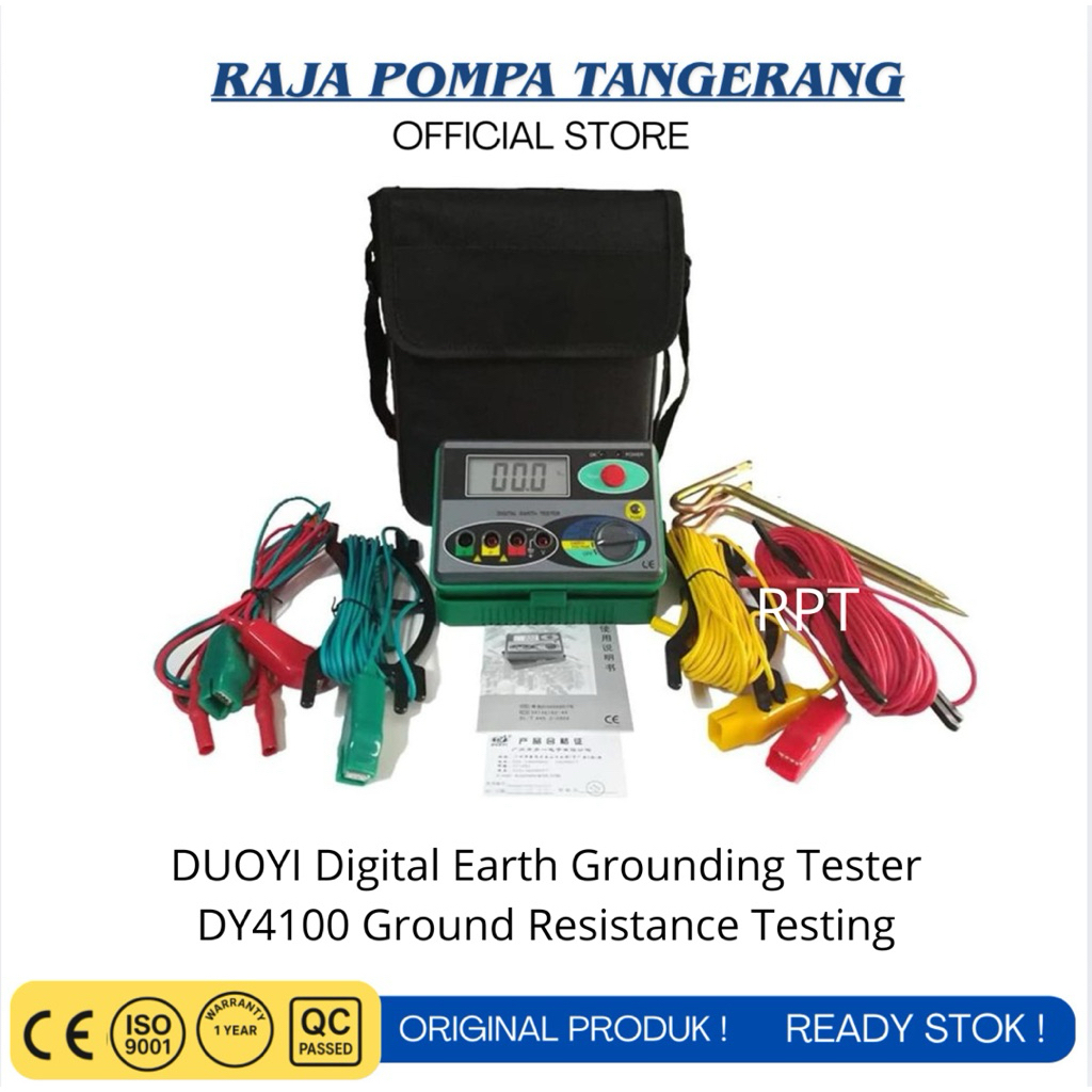 Digital Earth Tester Gronding DY 4100 Megger Earth Tester