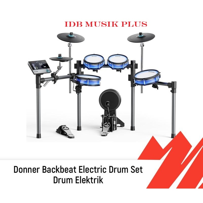 Donner BACKBEAT Electric Drum Set Drum Elektrik Original