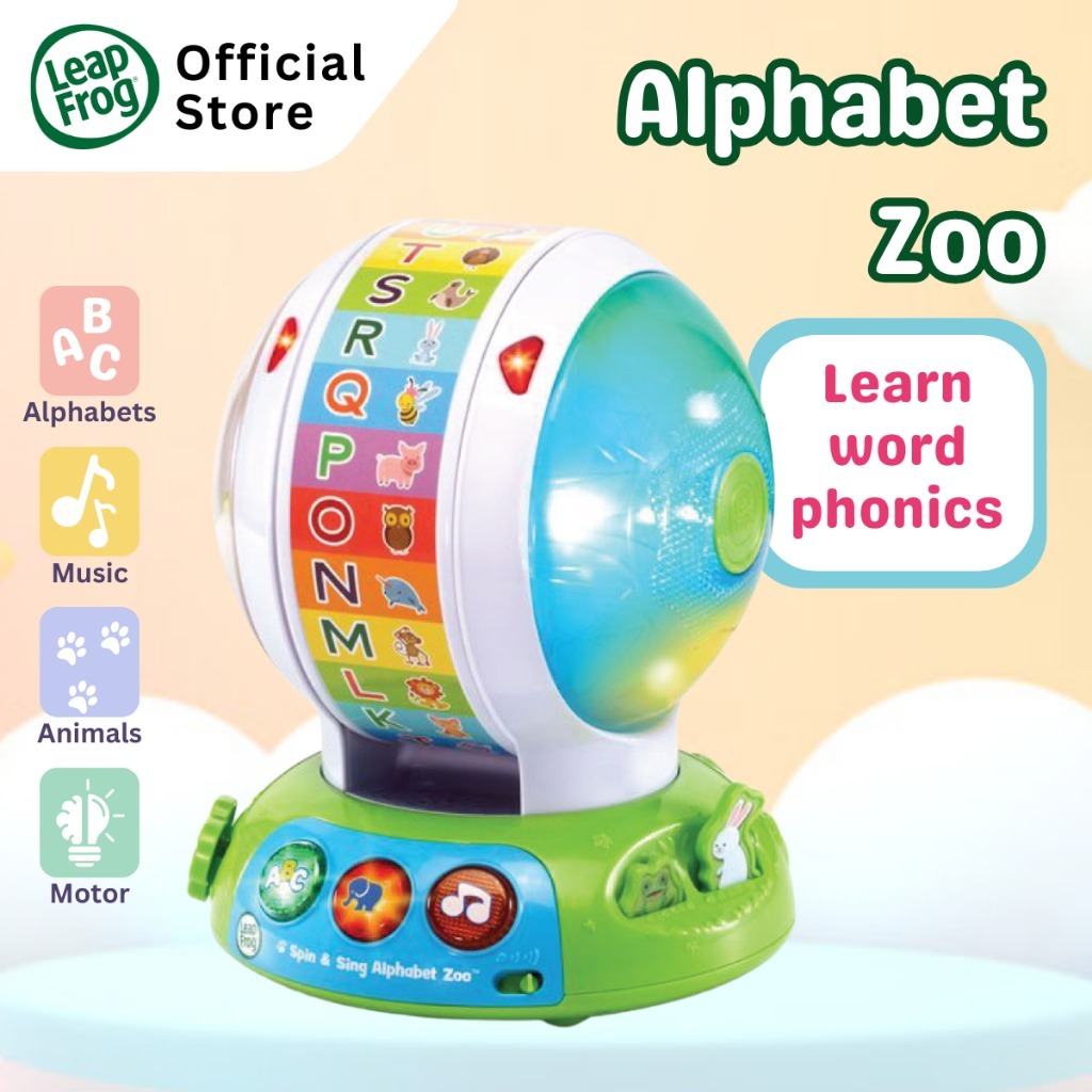 PROMO!!! LeapFrog Spin & Sing Alphabet Zoo Baby Toy Toddler Toy