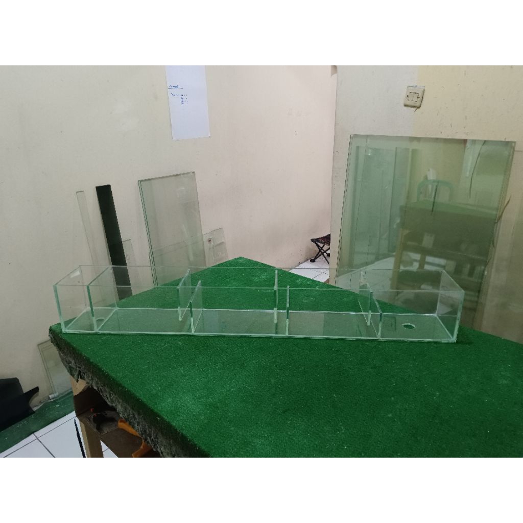 Fulter talang standar filter aquarium filter kaca