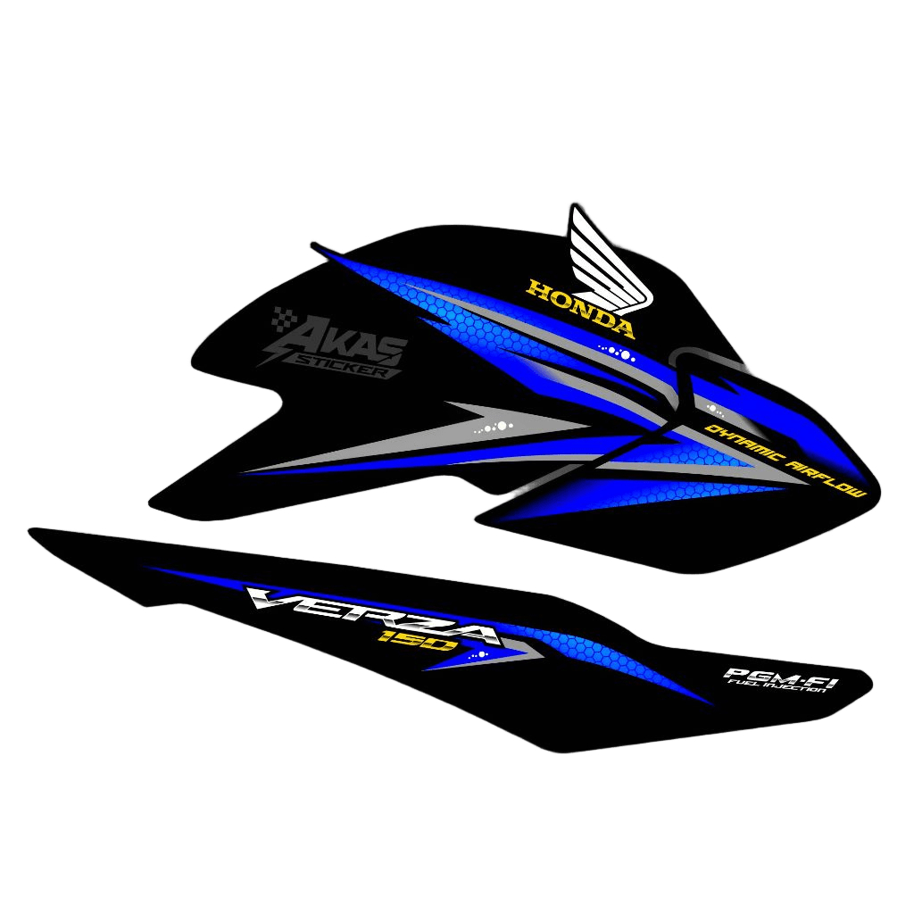 Striping Verza Variasi Custom Sticker Verza HOLOGRAM Murah Kode VR03