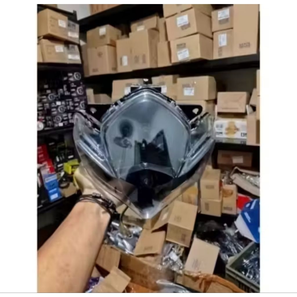 Kedok Lampu Depan Satria FU Barong Old Tanpa Frame Custom Socket H4