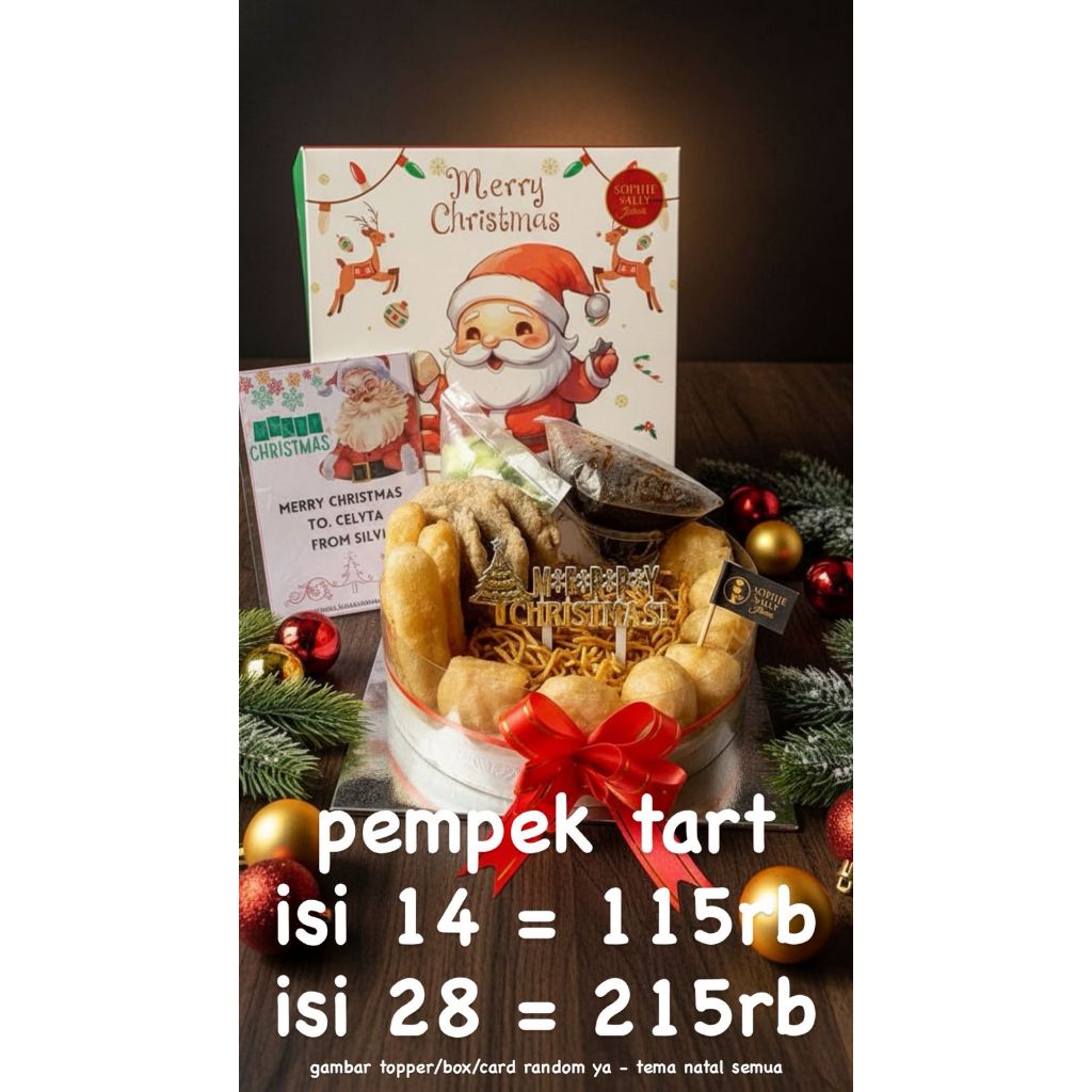Pempek Tart Paket Hampers Natal / Christmas Edition - READY