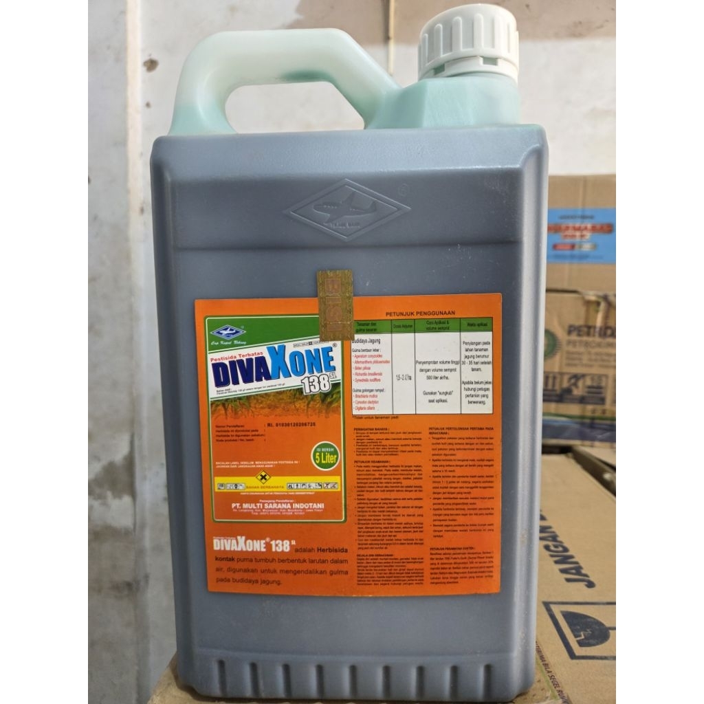 Divaxone 138 SL 5 Liter Herbisida Kontak Racun bakar