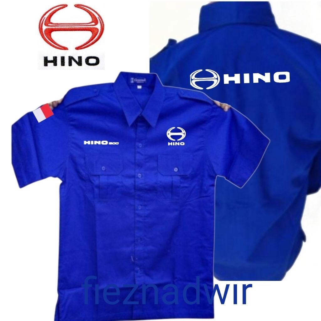 kemeja hino baju kemeja hino baju kemeja sopir/dealer hino500