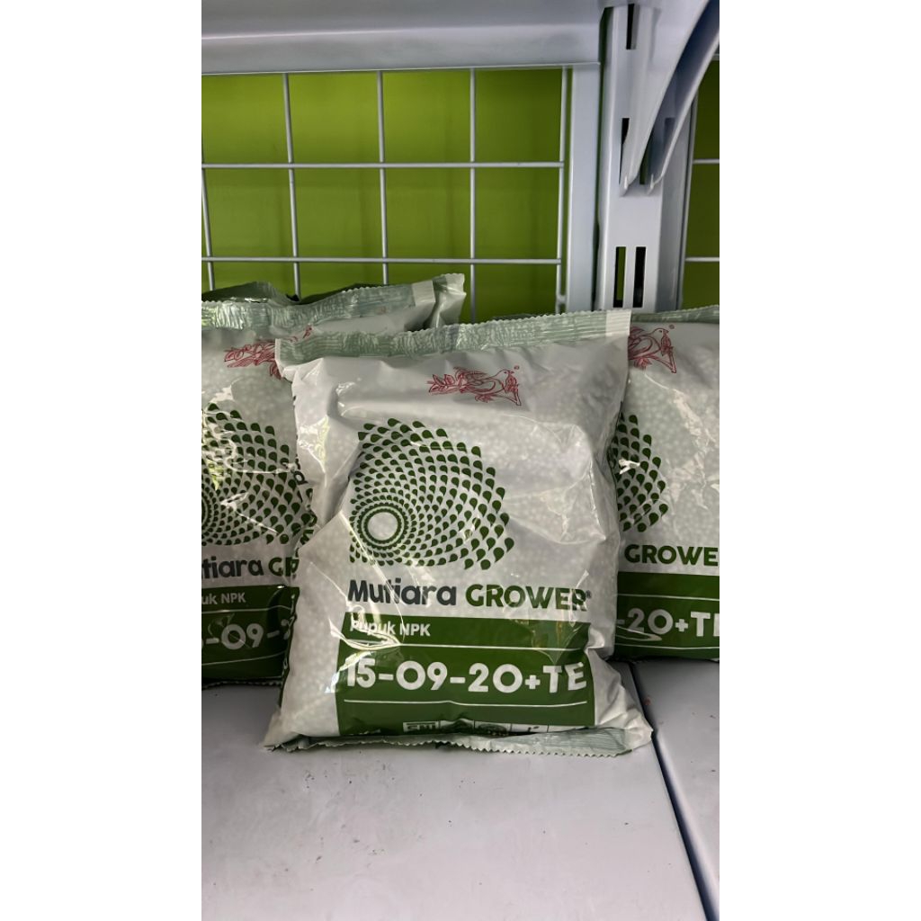 pupuk npk mutiara Grower 50-09-20TE kemasan 1kg