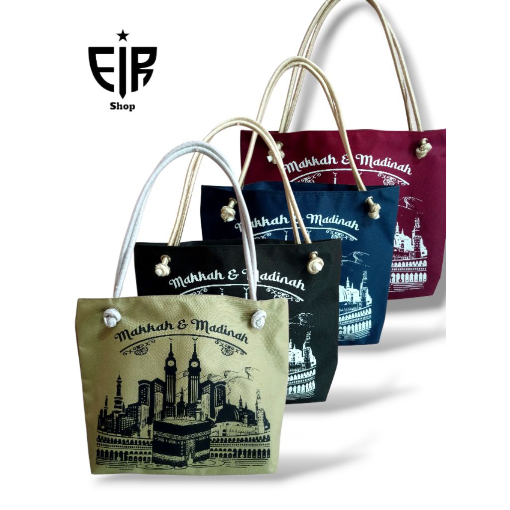 EIR SHOP Tas Totebag wanita paket hemat oleh-oleh haji dan umroh