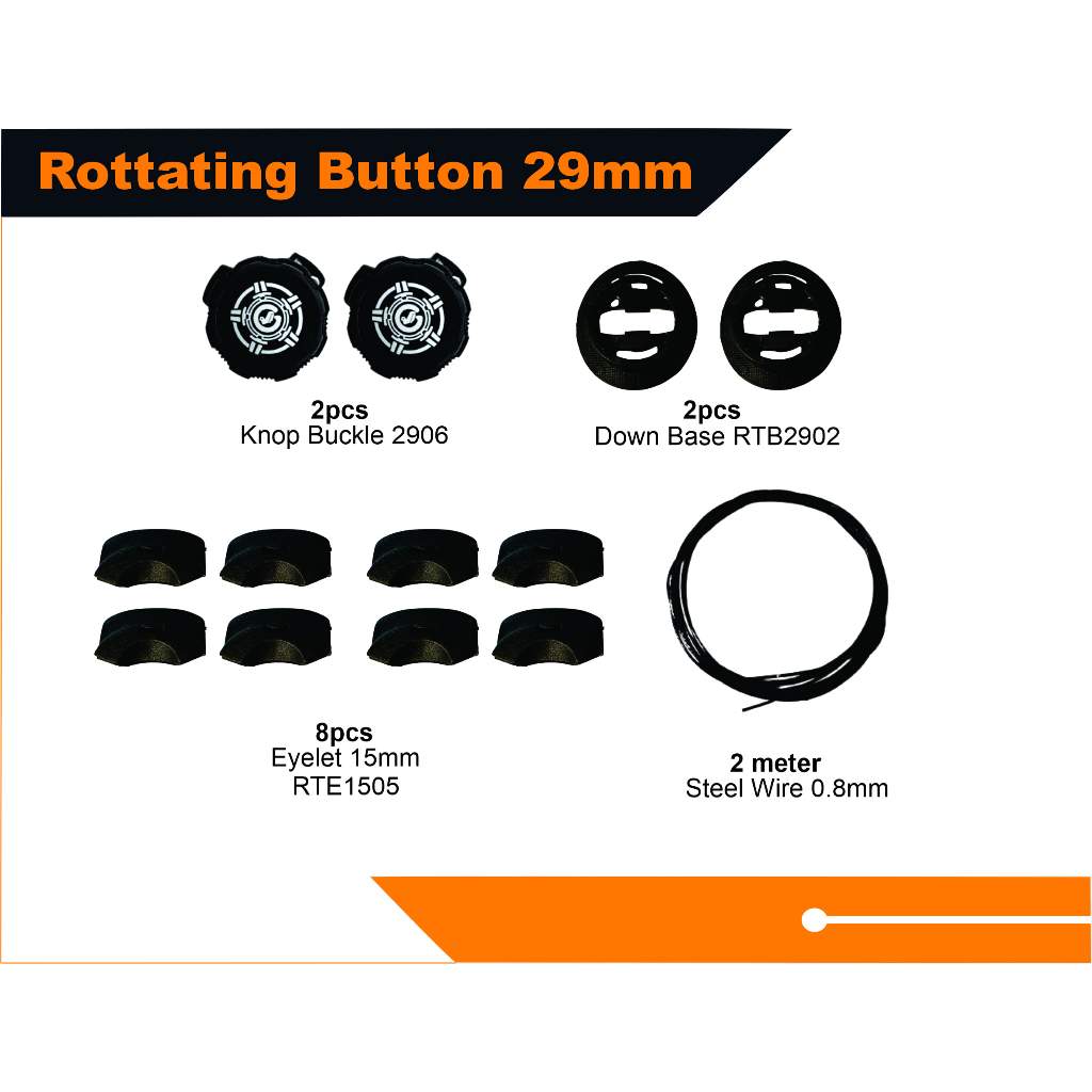 Tali Putar Sepatu BOA set PDH PDL Auto Lacing System Potensio Otomatis dan Praktis Shoes Buckle tipe